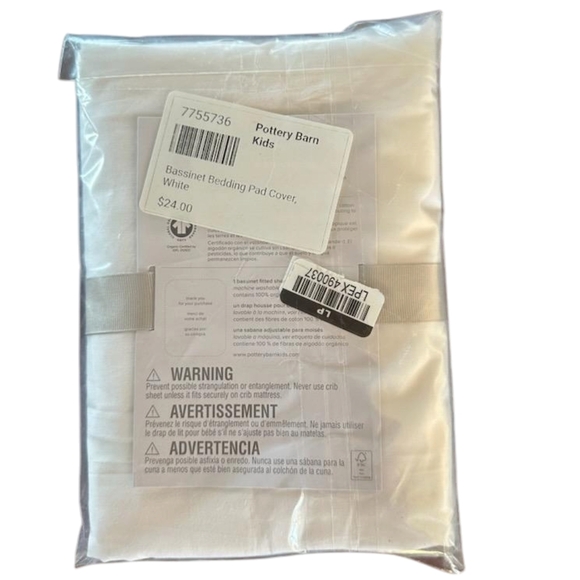 Pottery Barn Kids Bassinet Pad Cover NWT - Picture 3 of 3